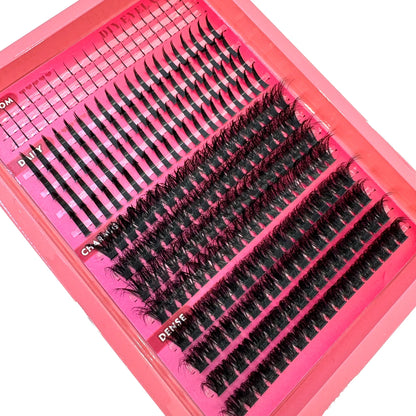 Manga Lashes Spikes With Bottom Lashes Mix Anime Lash Clusters Spiky Eyelash Cluster Eyelash Extensions Fairy Individual Lashes