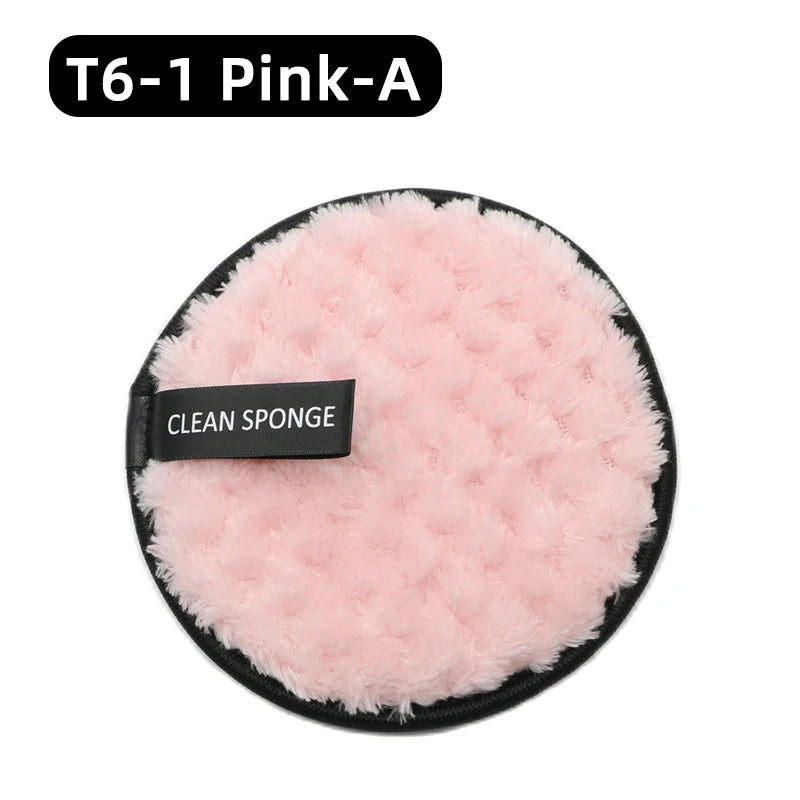 OGEYERO Reusable Makeup Remover Pads Cotton Wipes Microfiber Make Up Removal Sponge Cotton Cleaning Pads Tool