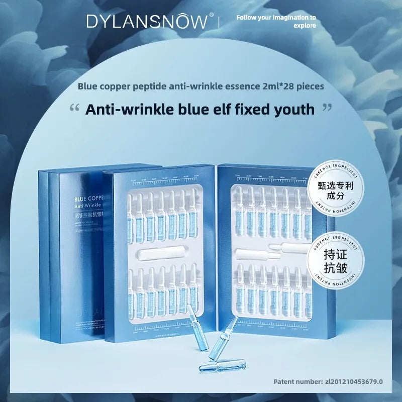 Blue copper peptide Anti-aging Essence Fade Fine Lines Facial Moisturizing brightning Anti Aging Firming Skin Care