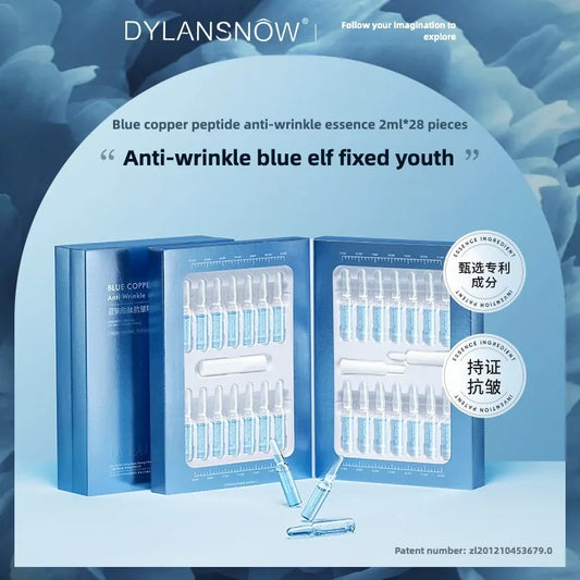 Blue copper peptide Anti-aging Essence Fade Fine Lines Facial Moisturizing brightning Anti Aging Firming Skin Care