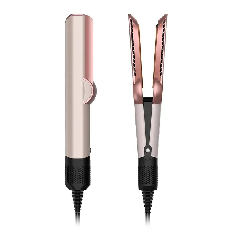 1300W 2IN1 Professional Hair Straightener & Hair Dryer Heat-Up Hair Flat Iron, Negative Ion Iron Long-Lasting Styling Tool Sets
