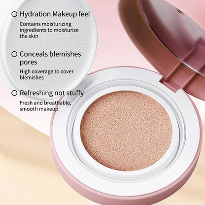 OCHEAL CC Cream Cushion Foundation Cream Long Lasting Moisturizing Concealer Foundation BB Cream For Face Makeup Concelear