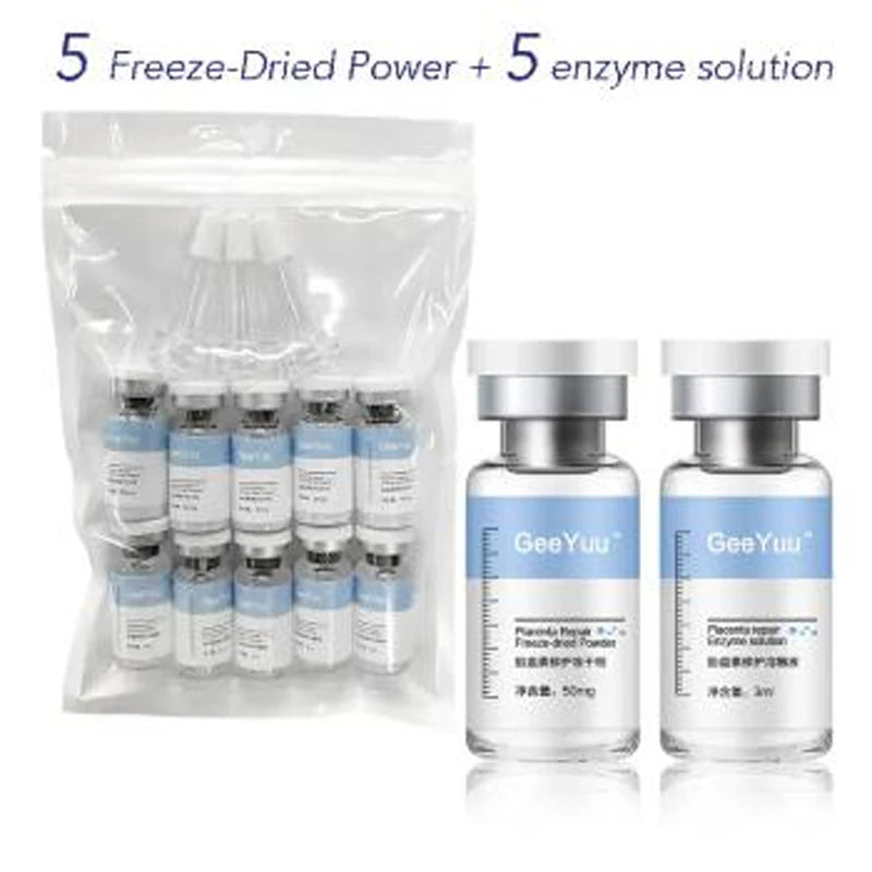 Placent Peptide Ampoule Hyaluronic acid Serum For Face Dr.Pen  Freeze-dried Powder Repair Moisturizing Skin Care Korean