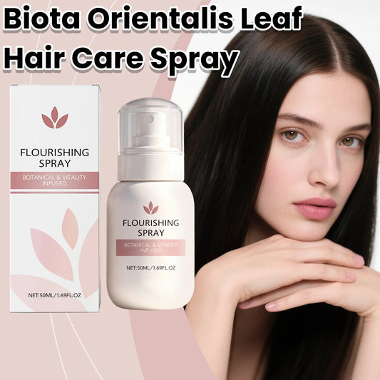 Biota Orientalis Leaf Hair Serum Spray Biotin Strengthen Hair Roots Reduces Dry Frizzy Breakage Hair Smoothing Care Scalp Serum