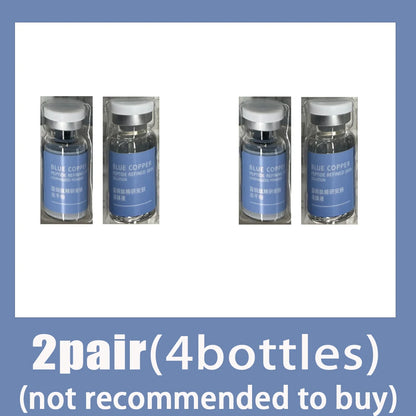 Blue Copper Peptide Freeze-Dried Powder Set Oligopeptide Anti Wrinkle Essence Shrink Pores Acne Treatment Skincare Serum