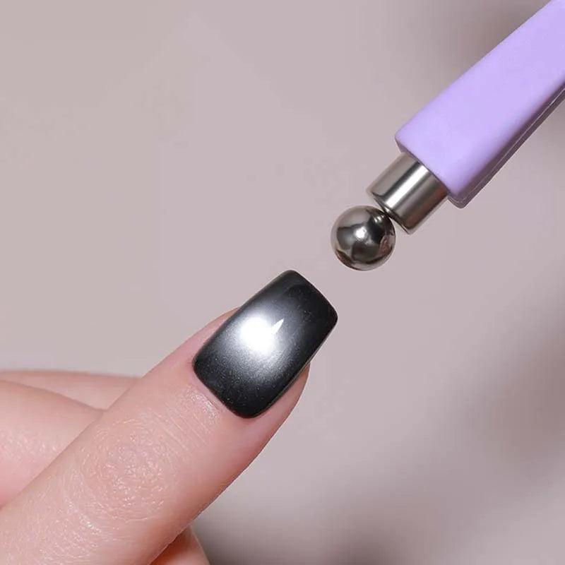 Multi-Functional Starfish Nail Magnet 8-in-1 Nail Art Tool Strong Magnetic Force Stick Anti-Fall Silicone Cover Cat Eye Manicure