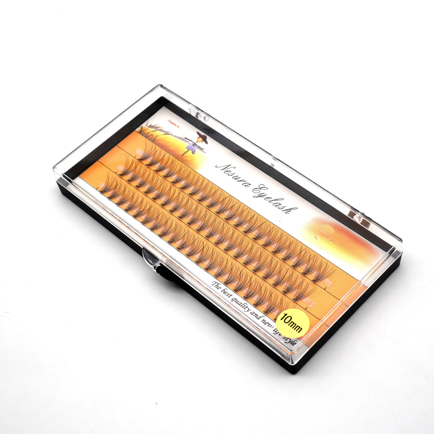 10D mink Eyelashes 60 bundles/box natural Eyelash extension 3D Russian Individual Eyelash Cluster Makeup Tool Lashes Wholesale