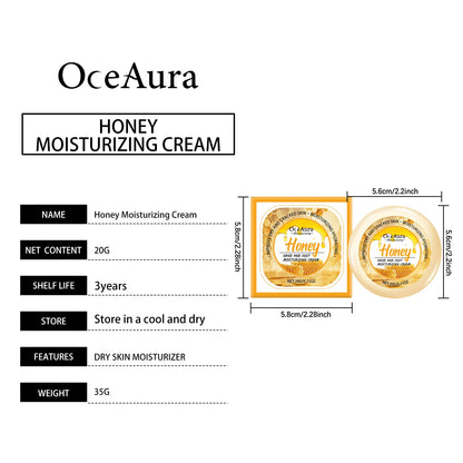 Honey Hand Foot Moisturizing Cream Nourishing Softens Cuticles Anti Dry Cracked Smooth Moisturizing Hand Foot Care Cream