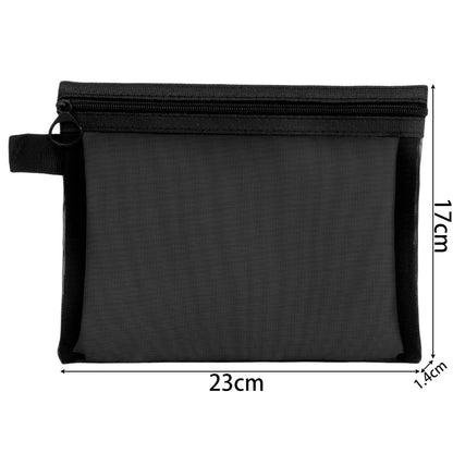 1/3pcs Mesh Clear Cosmetic Bags Small Large Black Makeup Bag Portable Travel Toiletry Organizer Case Lipstick Storage Pouch