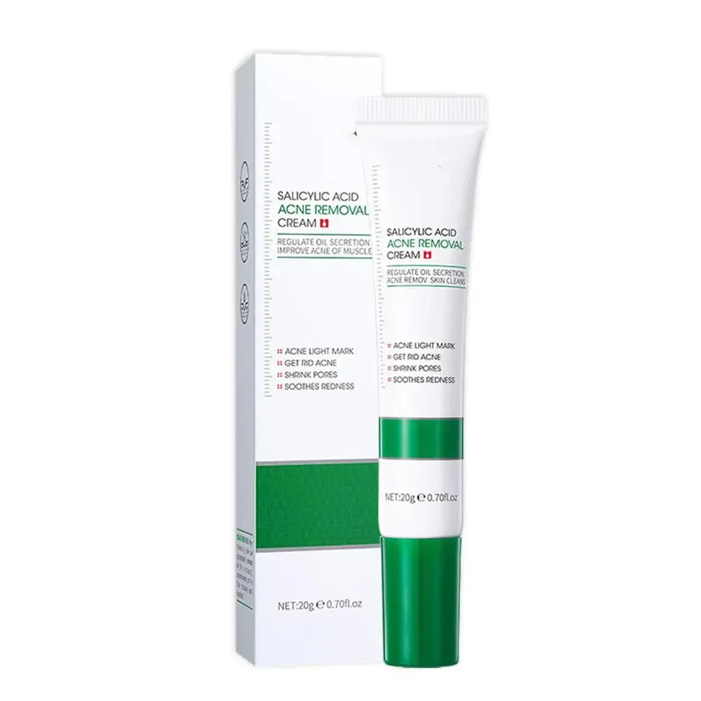 Salicylic Acid Shrink Pore Cream Elimination Large Pores Remove Blackehead Face Smooth Repairing Skin Care Product