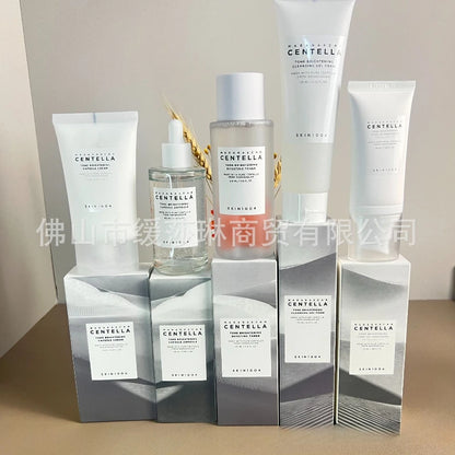 SKIN1004 White Full Series Skin Care Angel Whitening Essence Facial Cleanser Cream Toner Sunscreen Combination Set