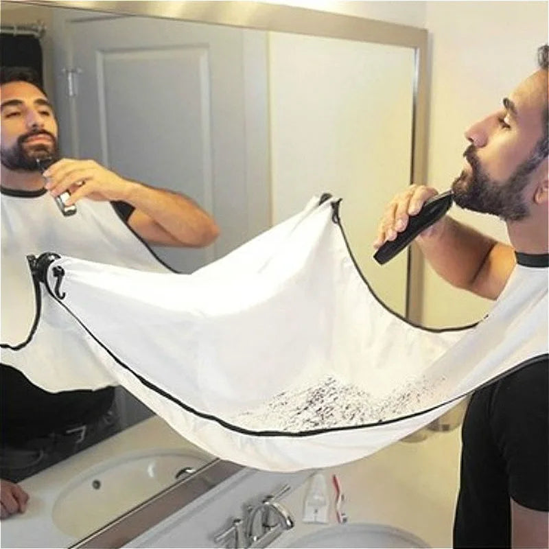 Shaving Apron for Man Beard Shaving Apron Care Bib Face Shaved Hair Adult Bibs Shaver Cleaning Hairdresser Clean Apron