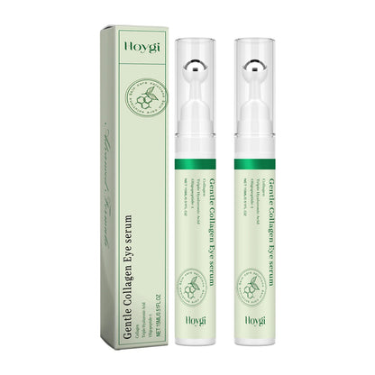 HOYGI Collagen Eye Serum Anti Puffiness Eye Bags Anti Dark Circles Moisturizing Tightening Reduce Fine Lines Skin Care Roller