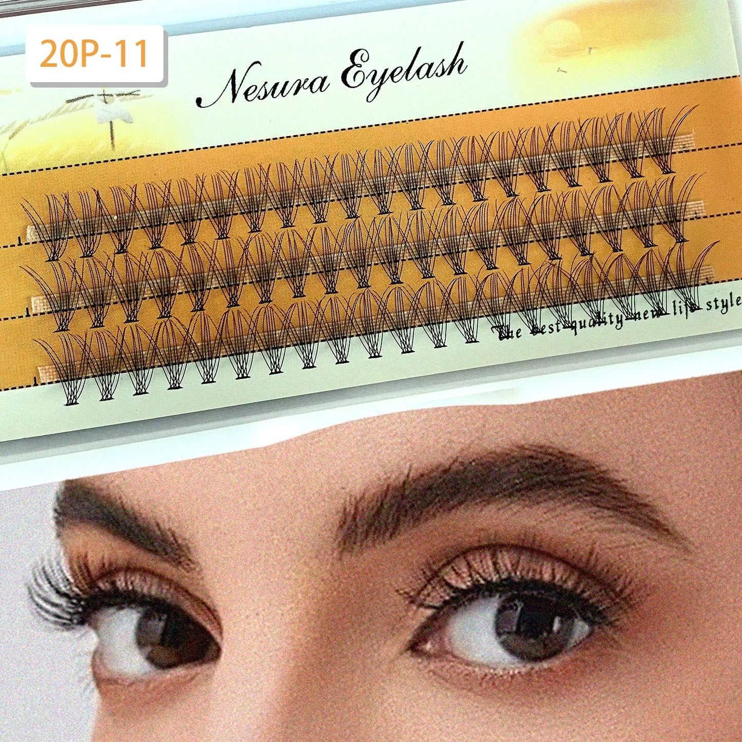 Cluster Eyelashes Kit Five Styles Available Single Eyelashes Clustered Simulation Natural DIY Eyelashes Thickness and Length
