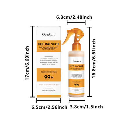 Moisturizing Skin Brightening Serum Lighten Dark Skin Calluses Remover Anti Dryness Peeling Restore Smooth Soft Foot Care Spray