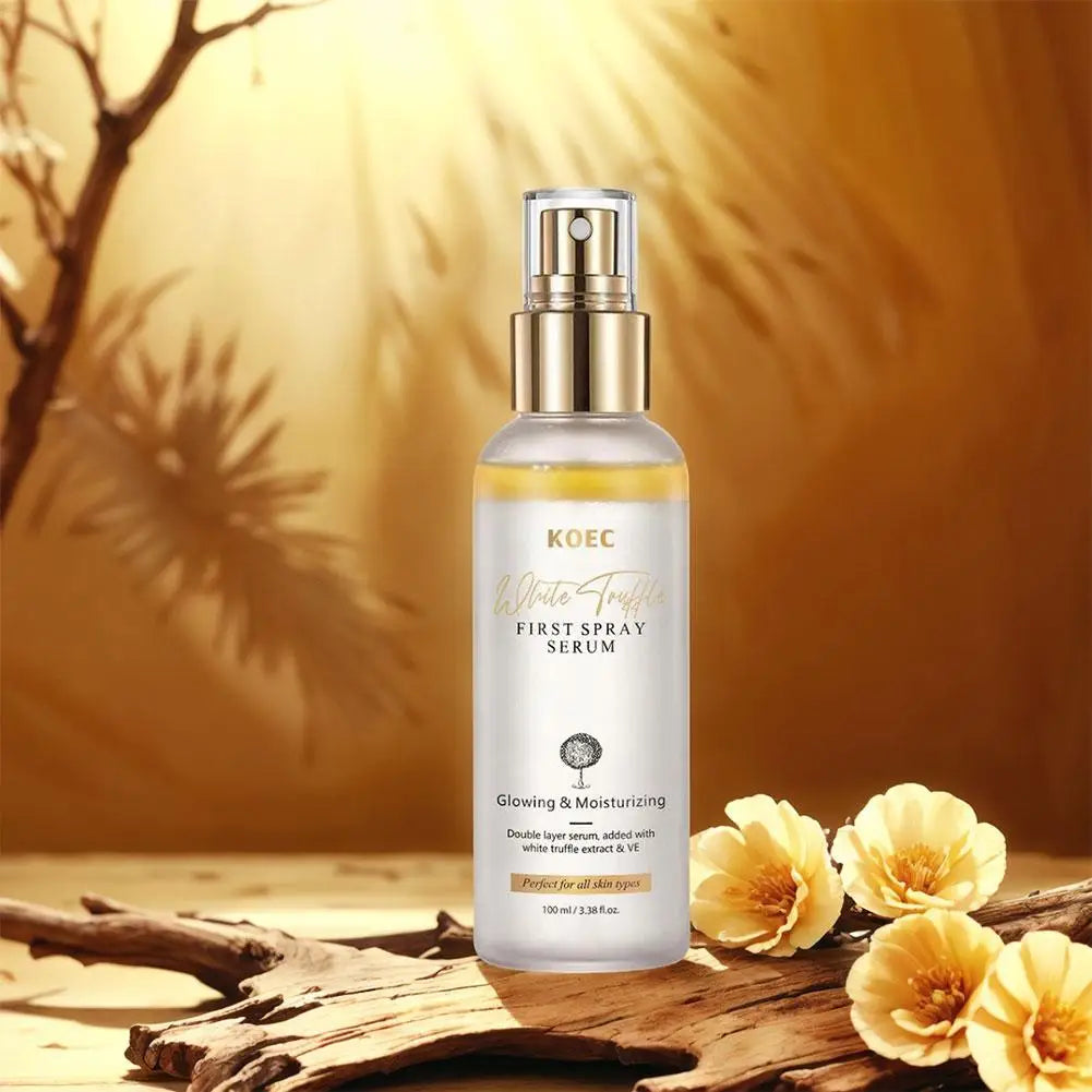 White Truffle Spray Essence Hydrating Face Mist & Setting Spray Moisturizing Water Mist Serum Natural Glow Deeply Nourishing