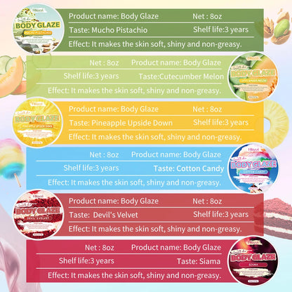 The Dreamy Body Glaze series offers body care, moisturizing, long-lasting fragrance, and a smooth, silky finish.