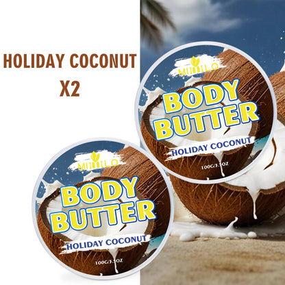 100g two bottles of body glaze - 8 flavors, daily nourishing and moisturizing - non-greasy, with storage bag