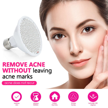 LED Red Light Photon Therapy Face Mask Beauty Instrument Facial SPA Acne Wrinkle Removal Skin Rejuvenation Anti Age Device