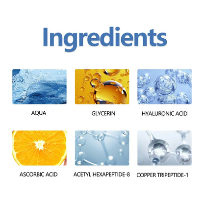 Multi-Peptide +Copper Peptides 1% Serum Firming Lifting Fade Fine Lines Anti Aging Wrinkles Moisturizing Face Skin Care Korea
