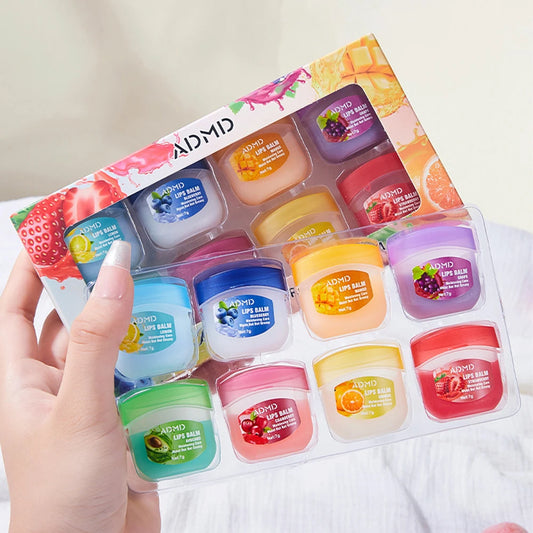 8/4/PCs Lip Balm Moisturizing Lipstick Base Moisturizer Makeup Natural Plant Anti-Cracking Lip Care Petroleum Jelly Lip Balm