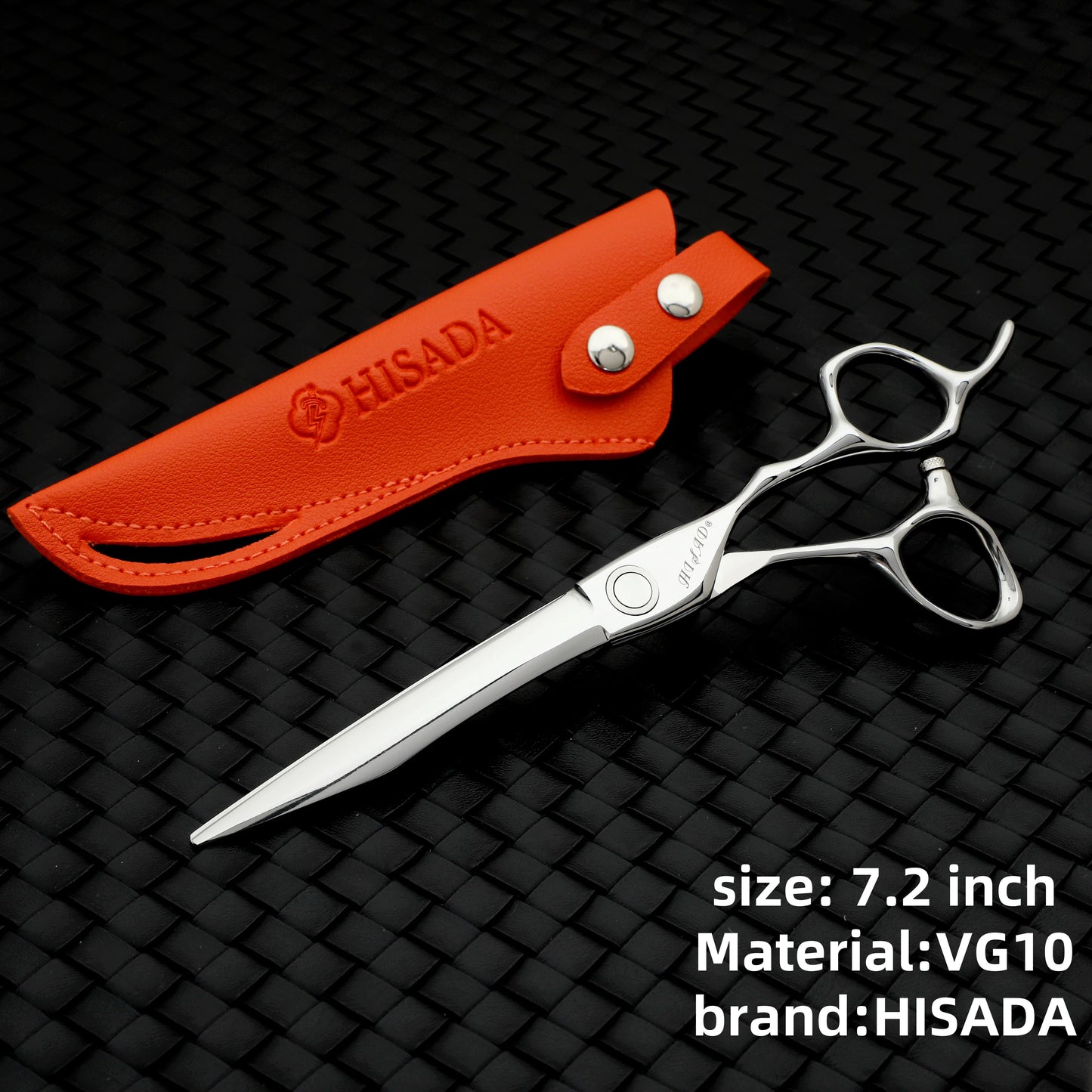 HISADAHairdressing scissors 6.2 6.7 7.0 inch Hair scissors VG10 Steel High-end Barber scissors advanced Hairdressing scissors