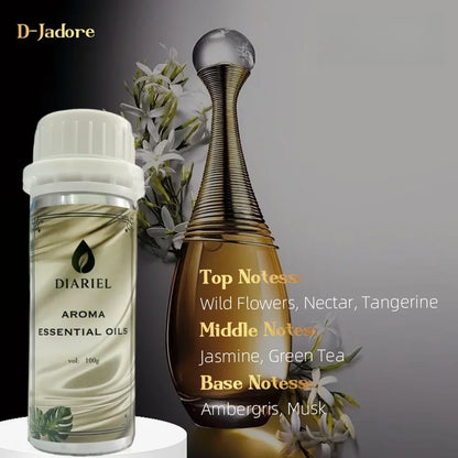 100ML Famous France Perfume Oil Men Women Fragrance Oasis Essential Oil Aromatherapy Diffuser Oil DLor Svuvage Ton Foud Oud Wood