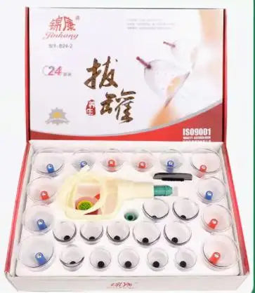 Vacuum Cupping body Massager ventosa Suction Cups jar Set plastic vacuum suction therapy cupping set cans for massage