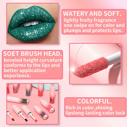 18 Color Flash Diamond Lipstick Lip Gloss