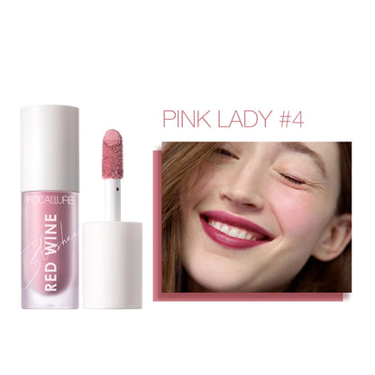 FOCALLURE Hangover Red Wine Blusher 4 Colour Natual Makeup Face Liquid Blush Long Lasting Cosmetics