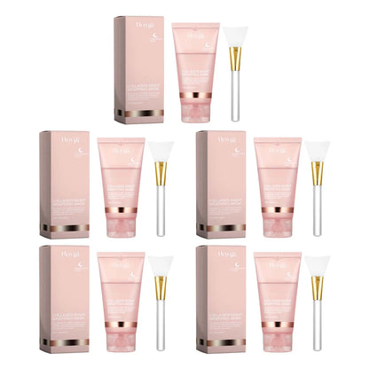 Deep Collagen Mask Peel Off Mask Anti Wrinkle Lifting Face Skin Care Masks Bio Pack Night Wrapping Woman Overnight Skin Hydrates