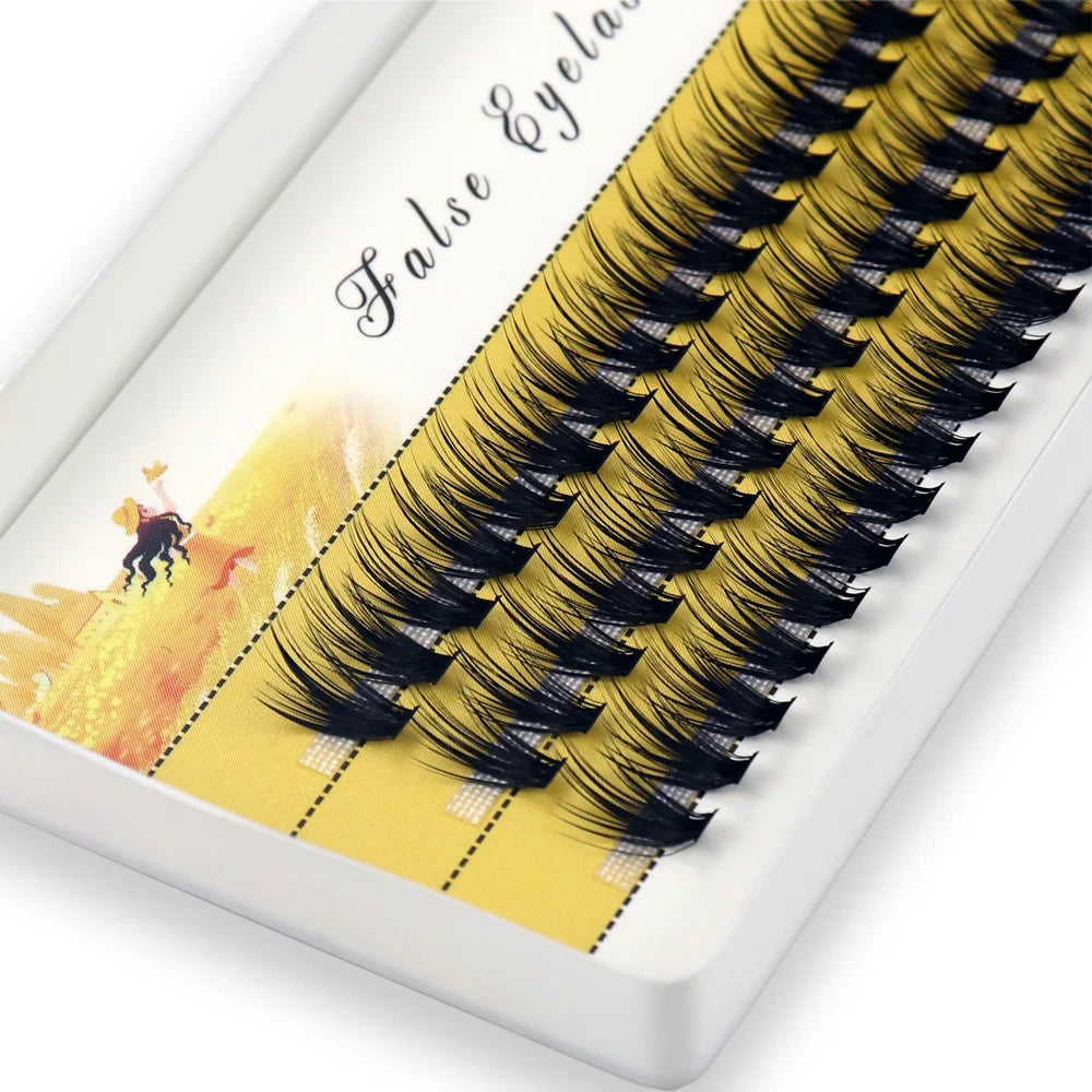 40/30/20D Cluster Mink Eyelashes Natural Eyelash Extension 1 box/60 bunches Indiviual bunches Soft box makeup Lashes wholesale