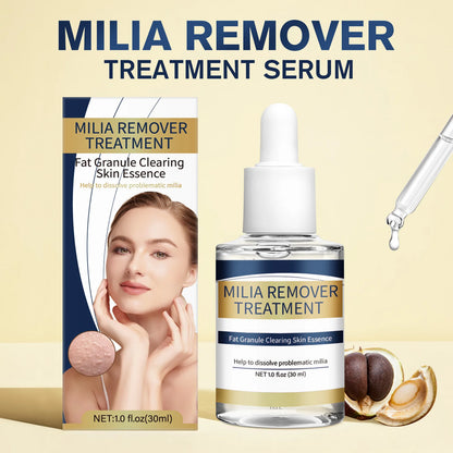 Milia Remover Essence Treatment Fat Granule Clearing Skin Hyaluronic Acid Deep Hydration and Gentle Exfoliation Hydrates Smooths