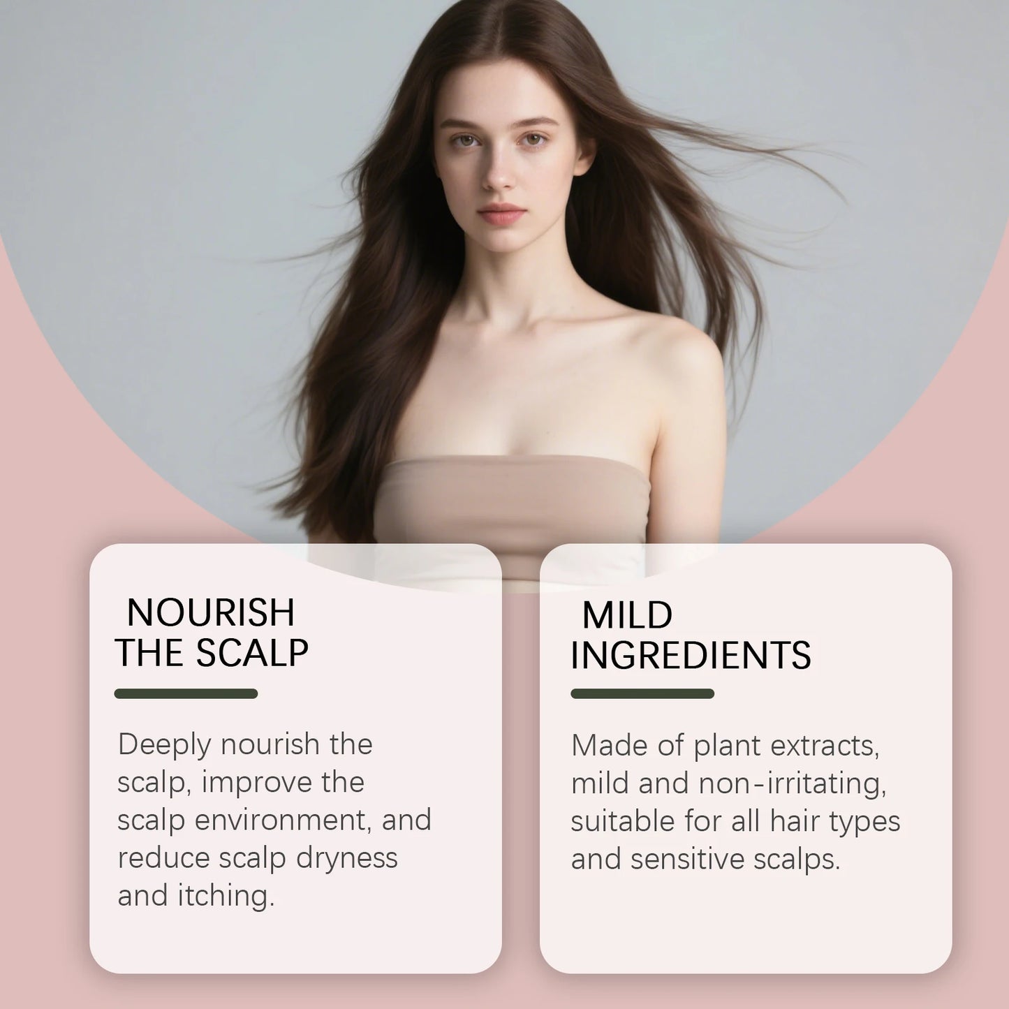 Biota Orientalis Leaf Hair Serum Spray Biotin Strengthen Hair Roots Reduces Dry Frizzy Breakage Hair Smoothing Care Scalp Serum