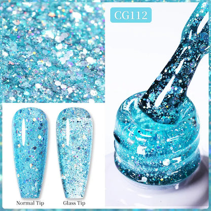 BORN PRETTY 10ml Nude Pink Gel Nail Polish Varnis Semi Permanent Nail Gel Varnish Soak Off UV Gel for Valentine's Day Gift Nails