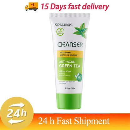 Salicylic Acid Acne Removing Facial Cleanser Natural Herbs Deep Cleaning Pores Oil Control Lighten Acne Moisturizing Skin Care