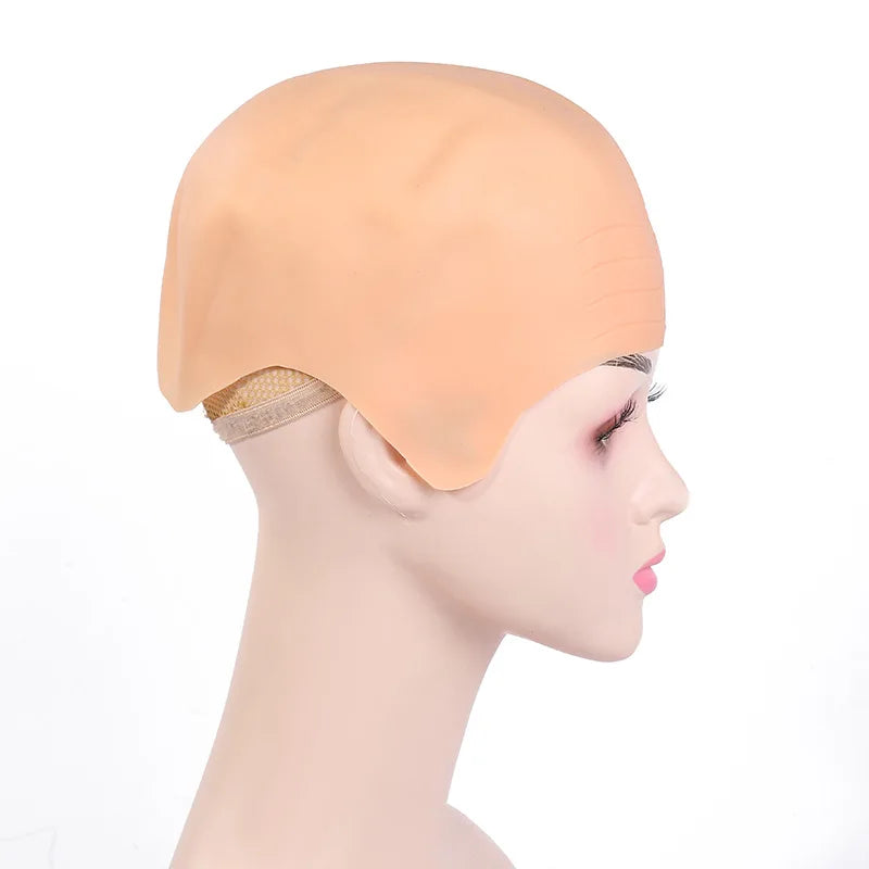 Syhood Halloween Bald Cap Makeup Latex BaldHead Wig Caps Bald Hat Cosplay Costume for Adults