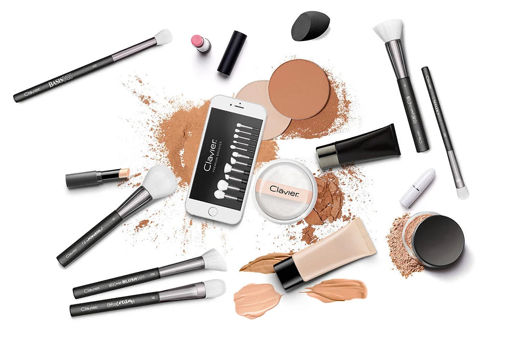 Clavier Makeup Brushes For Cosmetic Foundation Eyeliner Powder Blush Eyeshadow Brush Make up Beauty Tool Soft Professional