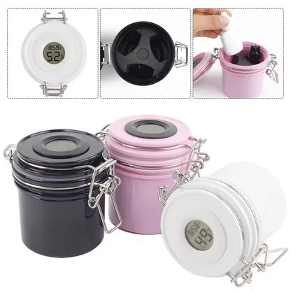 Eyelash Glue Storage Tank Display Temperature Humidity Container Adhesive Stand for False Lashes Extension Grafting Makeup Tools