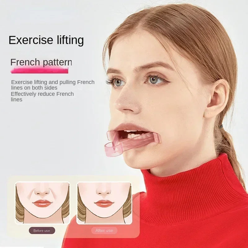 V-shaped Chin Trainer, Facial Neck Trainer, Facial Lifting and Tightening Portable Facial Trainer