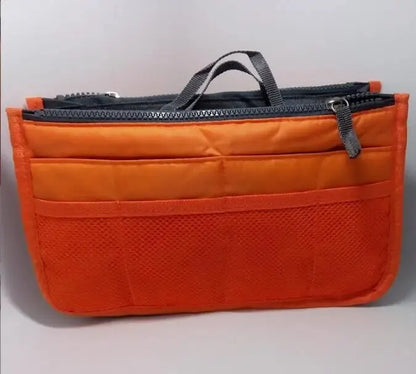 Multi Functional Large Capacity Makeup Bag Portable Double Zipper Toiletries Travel Storage Bag Mommy Bag Multi Pocket Cosmetic