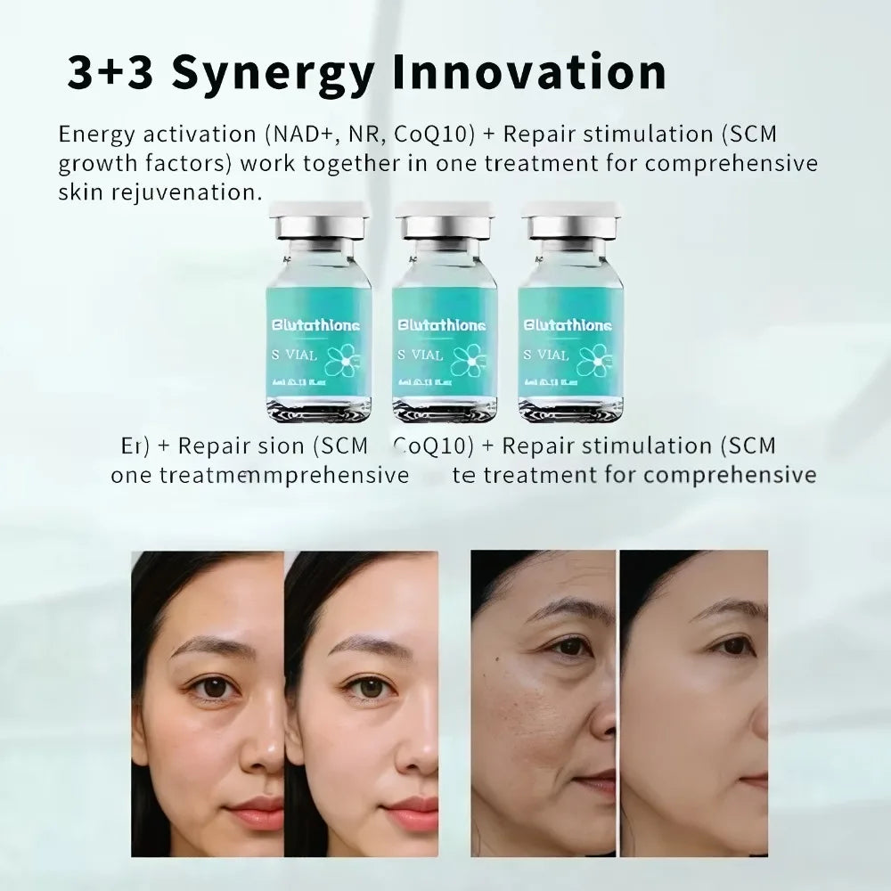 For High-End Anti-Wrinkle & Pore-Refining Essence Set, Fast Absorption, Helps Reduce Visible Aging Signs