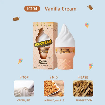 Cute Ice Cream Sweet Perfume Lasting Fresh Vitality Ladies Charm Eau De Toilette Couple Dating Romantic Fragrance Spray