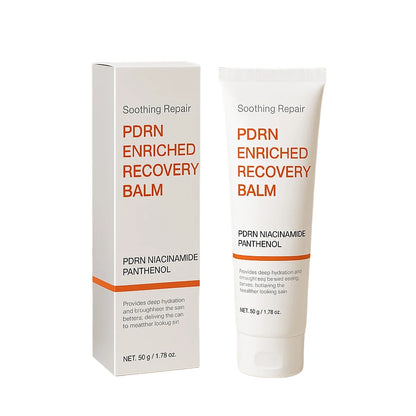 Soothing Repair PDRN Enriched Recovery Balm with Niacinamide & Panthenol, Deep Hydration & Skin Barrier Repair, 50g Face Balm fo