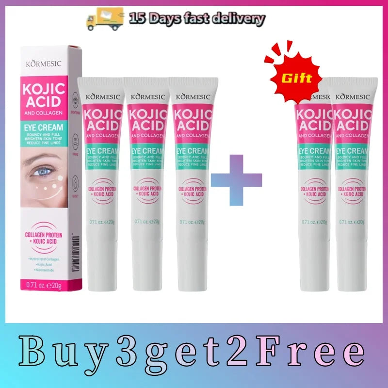 Instant Eye Bag Removal Cream Collagen Anti-Wrinkle Firming Skin Fade Fine Lines Anti Dark Circle Puffiness Brighten Eye Care