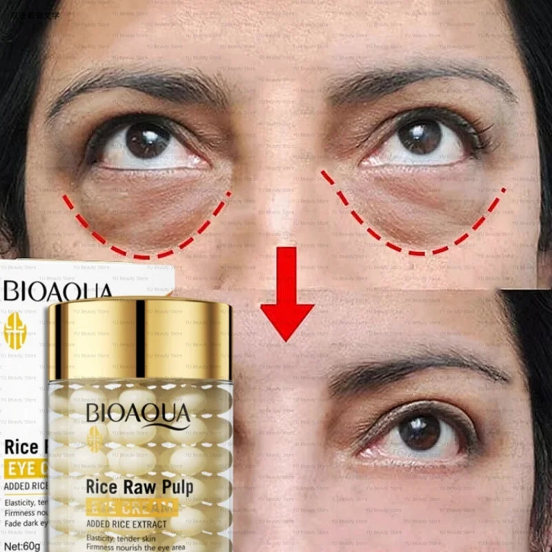Instant Eye Bag Removal Cream Collagen Anti-Wrinkle Fade Fine Lines Firming Skin Anti Dark Circle Puffiness Brighten Eye Care
