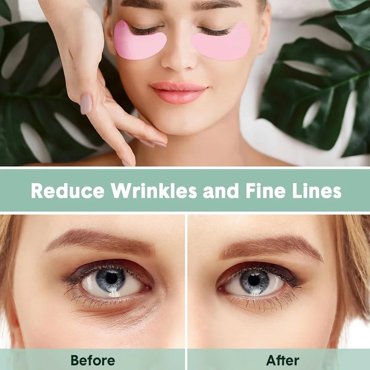 Hot 1Pair Reusable Under Eyelash Pads Silicone Stripe Lash Lift Eyelash Extension Eye Patches Under Eye Gel Patch Makeup Tools