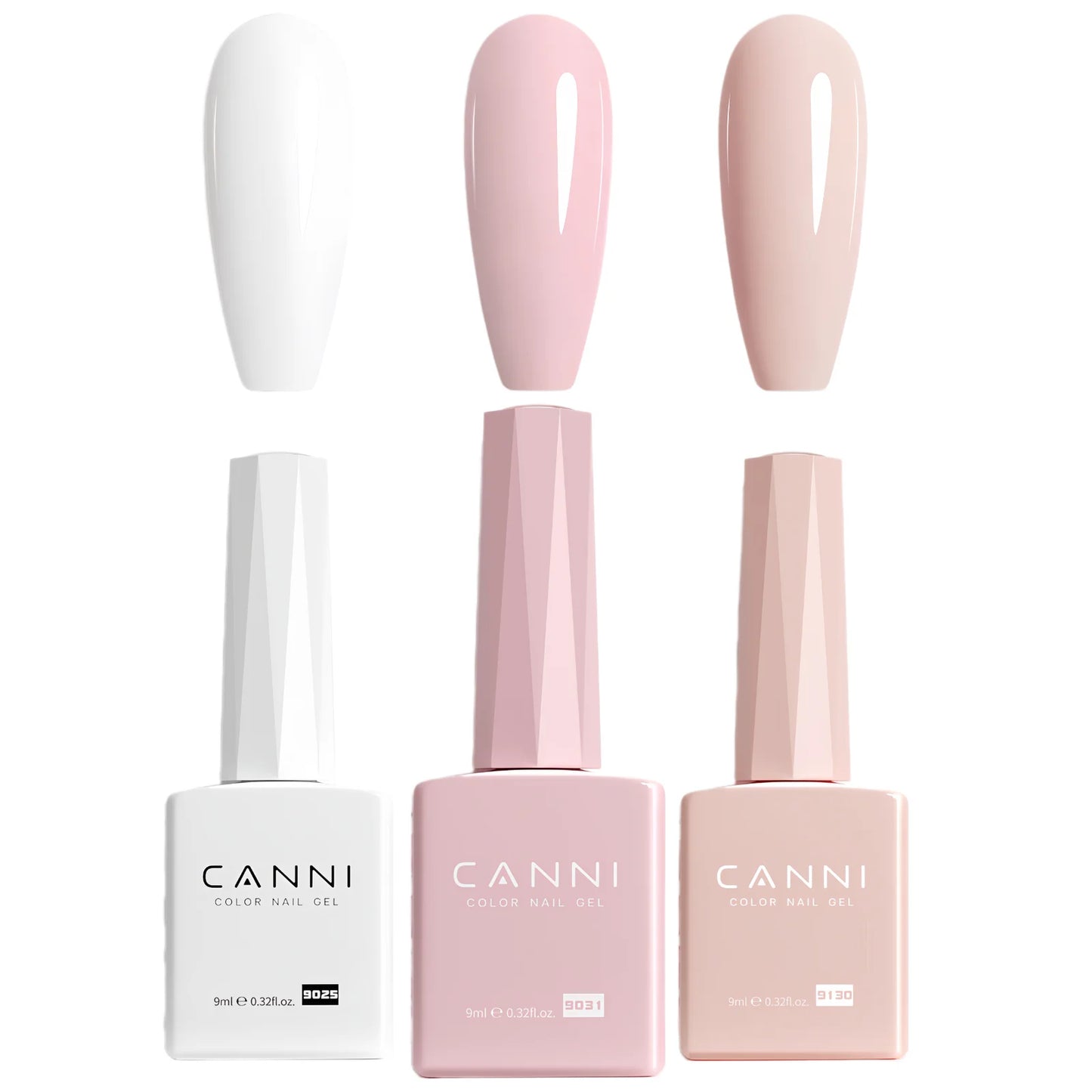9ml CANNI TPO FREE HEMA FREE Ultra Consistency Nail Gel Polish Set Round Brush Semi Permanent Soak Off UV LED Gel Nail Kit