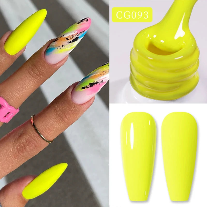 BORN PRETTY 10ml Nude Pink Gel Nail Polish Varnis Semi Permanent Nail Gel Varnish Soak Off UV Gel for Valentine's Day Gift Nails