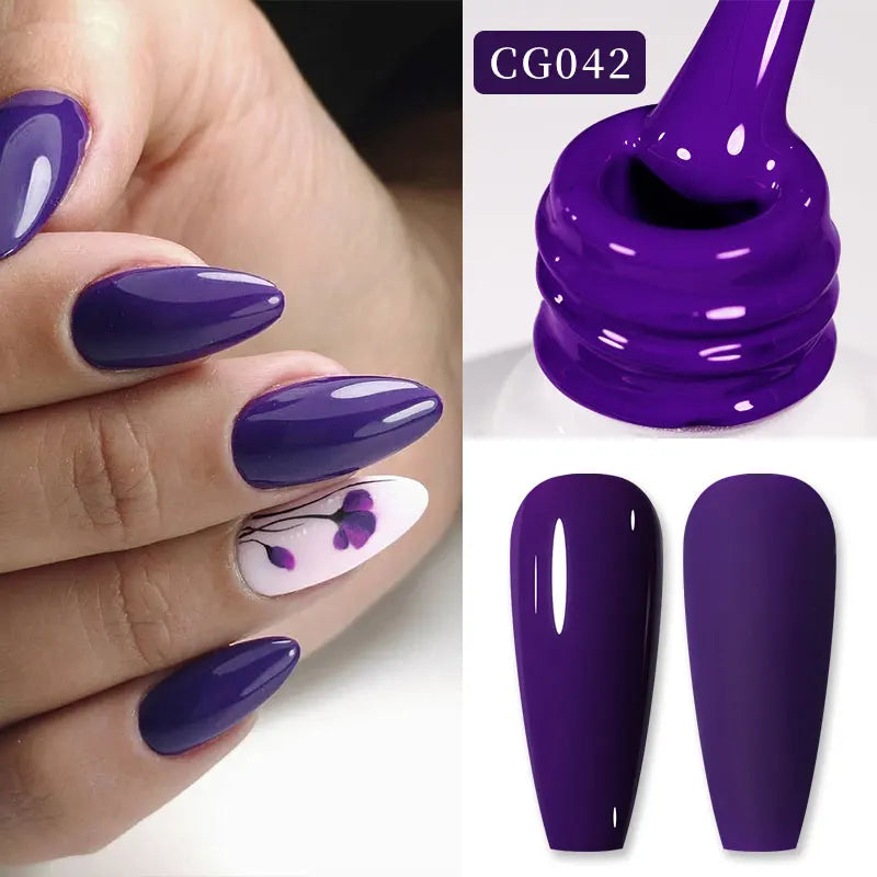 BORN PRETTY 10ml Nude Pink Gel Nail Polish Varnis Semi Permanent Nail Gel Varnish Soak Off UV Gel for Valentine's Day Gift Nails